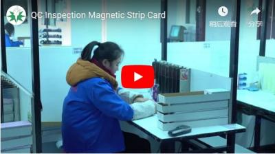 QC Inspection Magnetic Strip Card